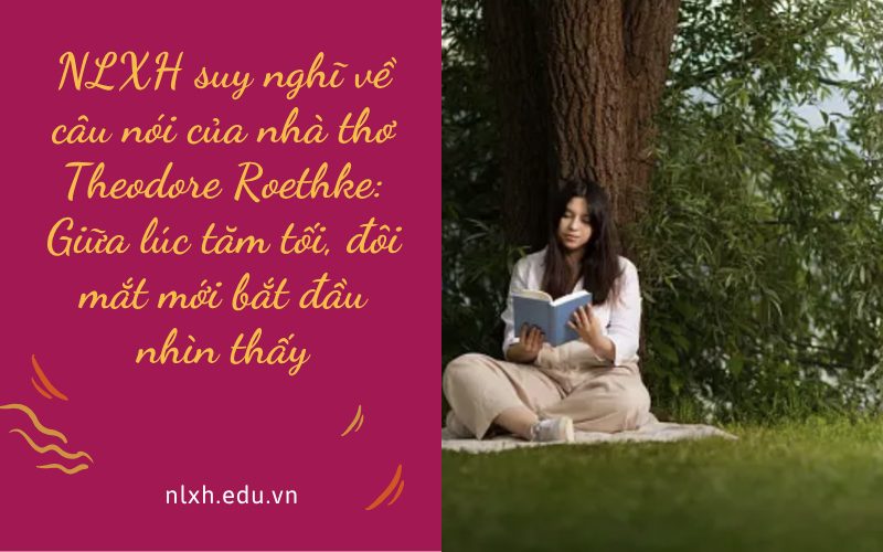 NLXH suy nghĩ về câu nói của nhà thơ Theodore Roethke: Giữa lúc tăm tối, đôi mắt mới bắt đầu nhìn thấy