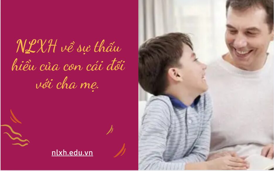 NLXH về chủ đề: sự thấu hiểu của con cái đối với cha mẹ.