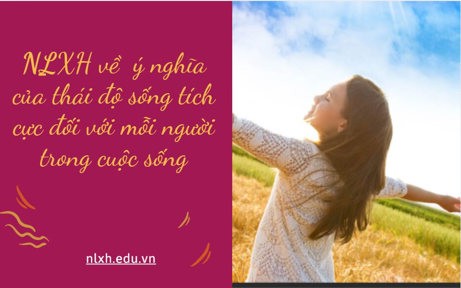 NLXH về chủ đề: ý nghĩa của thái độ sống tích cực đối với mỗi người trong cuộc sống