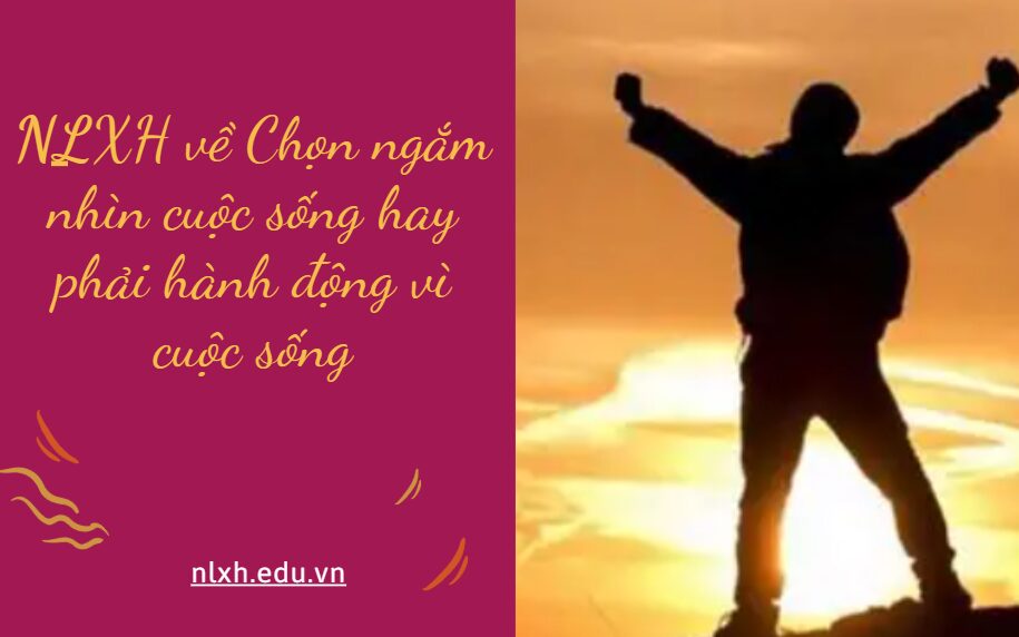 Từ góc nhìn của người trẻ, anh/chị hãy viết bài văn nghị luận (khoảng 600 chữ) trình bài suy nghĩ về vấn đề Chọn ngắm nhìn cuộc sống hay phải hành động vì cuộc sống