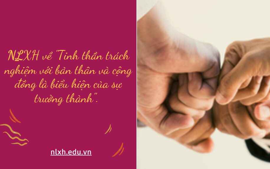 Những lời tâm sự của người cha trong bài thơ "lời người liệt sĩ dặn con" gợi cho ta nhiều suy nghĩ về sự trưởng thành của mỗi con người. Có ý kiến cho rằng: "Tinh thần trách nghiệm với bản thân và cộng đồng là biểu hiện của sự trưởng thành". Viết bài văn nghị luận trình bày suy nghĩ của em về ý kiến trên